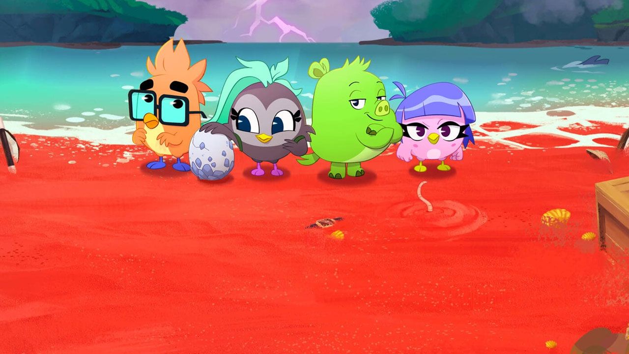 انیمیشن پرندگان خشمگین: جزیره رازآلود Angry Birds Mystery Island 2024 با دوبله فارسی