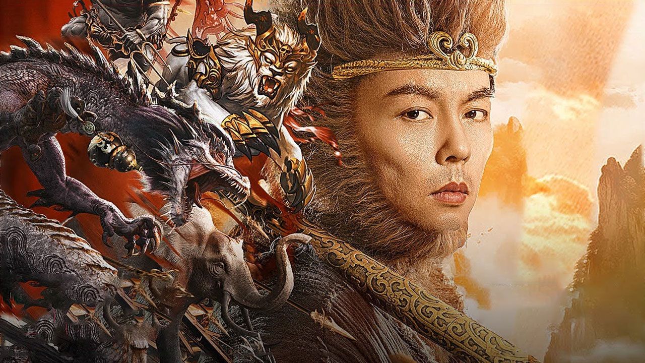 فیلم میمون شاه مبارزه با شیر شتر Monkey King Fight Lion Camel 2024 با دوبله فارسی