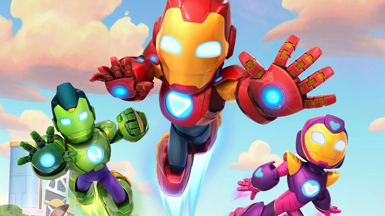 انیمیشن آیرون من و دوستان بی نظیرش Iron Man and His Awesome Friends 2025 فصل اول با دوبله فارسی