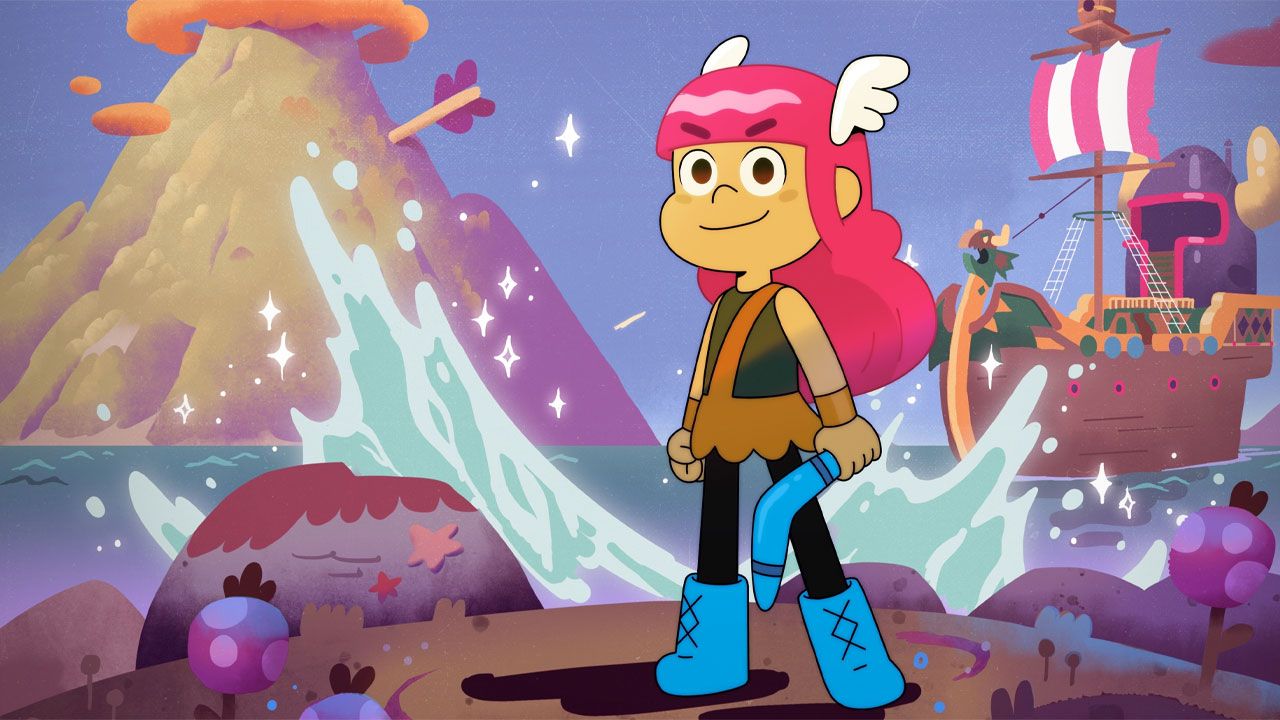 انیمیشن لانا، دختر دریانورد Lana Longbeard با دوبله فارسی