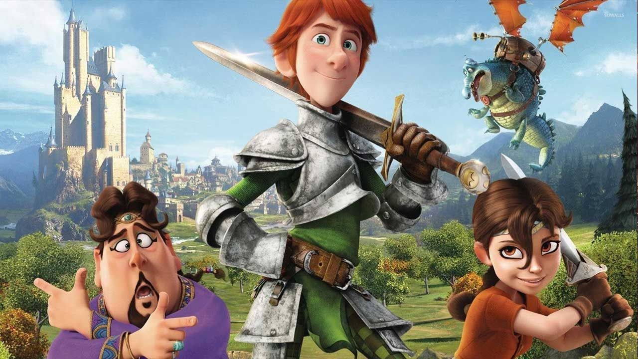انیمیشن جاستین و شوالیه های دلاور Justin and the Knights of Valour 2013 با دوبله فارسی